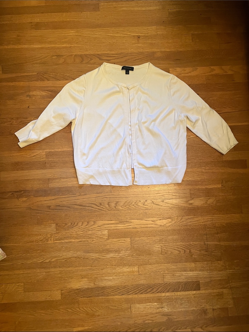 Ann Taylor Silk Blend Crop Sweater